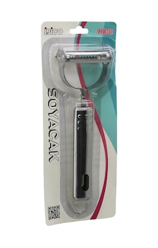 İbico İ22-055 Soyacak Metal Çift Başlı Metal Saplı İbico İ22-055 Soyacak Metal Çift Başlı Metal Saplı