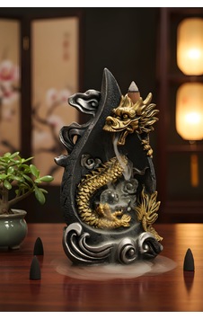 Dragon Zen Tütsülük Backflow Tütsü Şelalesi Mistik Meditasyon Dekoru