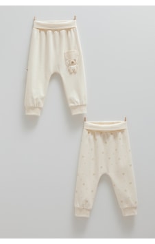 Caramell Cute Bear Cep Detaylı Patiksiz İkili Pantolon Bej Caramell Cute Bear Cep Detaylı Patiksiz İkili Pantolon Bej
