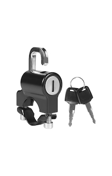 Kyrotech Universal Motosiklet Kask Kilidi 22 Ve 26 Mm Ayarlanabilir Gidon Uyumlu, Çift Anahtarlı Güvenlik Kilidi, Su Kyrotech Universal Motosiklet Kask Kilidi 22 Ve 26 Mm Ayarlanabilir Gidon Uyumlu, Çift Anahtarlı Güvenlik Kilidi, Su