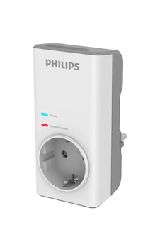 Philips CHP7010W 1140 Joule Tekli Akım Korumalı Priz Philips CHP7010W 1140 Joule Tekli Akım Korumalı Priz