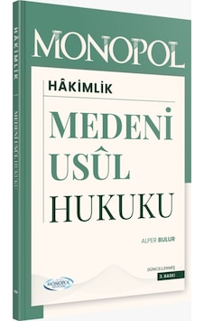 Medeni Usul Hukuku 3. Baskı Monopol Yayınları - Yeni Baskı Medeni Usul Hukuku 3. Baskı Monopol Yayınları - Yeni Baskı