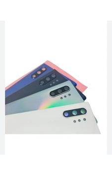 Samsung Galaxy Note 10 Plus Arka Kapak Kamera Camlı Beyaz