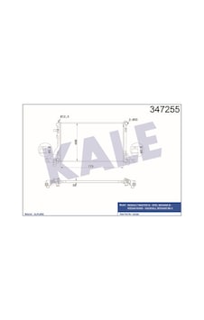 KALE OTO Radyatör 347255 Radyatör Master III 2.3 DCI Klimalı KALE OTO Radyatör 347255 Radyatör Master III 2.3 DCI Klimalı