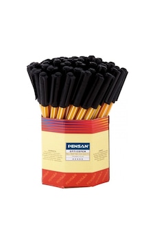 Pensan Tükenmez Kalem 1010 Siyah Office Pen 60'lı Paket Pensan Tükenmez Kalem 1010 Siyah Office Pen 60'lı Paket