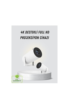 Full Hd 4k Destekli Akıllı Projeksiyon 130 İnç Ekran Uzun Ömürlü Ampul Ve Çoklu Giriş Full Hd 4k Destekli Akıllı Projeksiyon 130 İnç Ekran Uzun Ömürlü Ampul Ve Çoklu Giriş