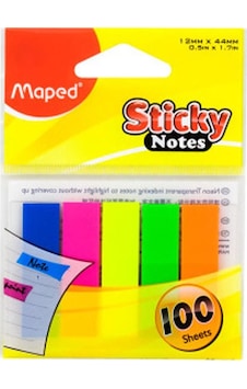 Maped 12X44 Plastik 100 Sayfa Film Yapışkanlı Not Kağıdı Maped 12X44 Plastik 100 Sayfa Film Yapışkanlı Not Kağıdı