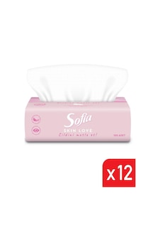 Sofia Skin Love Pudralı Mendil 100 lü 12 Paket Sofia Skin Love Pudralı Mendil 100 lü 12 Paket