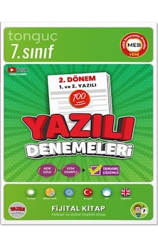 7. Sınıf Yazılı Denemeleri 2. Dönem 1 Ve 2. Yazılı - Tonguç Yayınları 7. Sınıf Yazılı Denemeleri 2. Dönem 1 Ve 2. Yazılı - Tonguç Yayınları