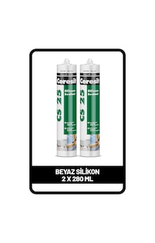 Ceresit CS 25 Beyaz Silikon 280 ML x 2 Adet Ceresit CS 25 Beyaz Silikon 280 ML x 2 Adet
