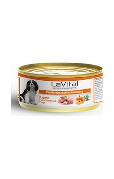 Lavital Kuzu Etli Bal Kabaklı Ve Ada Çaylı Küçük Irk Yetişkin Köpek Konservesi 85 Gr Lavital Kuzu Etli Bal Kabaklı Ve Ada Çaylı Küçük Irk Yetişkin Köpek Konservesi 85 Gr