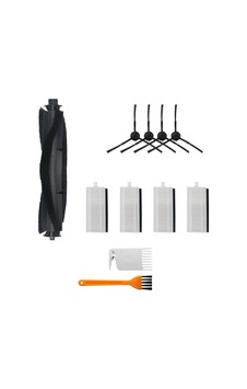 Asgard Grup Viomi S9-m7 Pro-m7 Max-m8 Pro İle Uyumlu 1 Ana Fırça, 4 Filtre, 4 Siyah Yan Fırça 2 Tarak Pkt-asgs000215