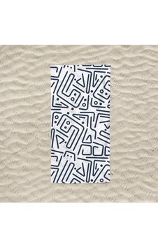 Marte Home Black Doodle Baskılı Plaj Havlusu Marte Home Black Doodle Baskılı Plaj Havlusu