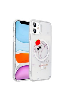 Apple Uyumlu iPhone 11 Kılıf Magsaafe Şarj Özellikli Şeffaf Baskılı Legendary Fun Sert Kapak Sevimli Köpek Apple Uyumlu iPhone 11 Kılıf Magsaafe Şarj Özellikli Şeffaf Baskılı Legendary Fun Sert Kapak Sevimli Köpek