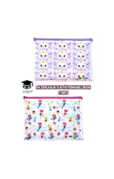 20x30 Cm A4 Ebat Kalın Plastik Fermuarlı Dosya 2 Adet Çok Renkli 20x30 Cm A4 Ebat Kalın Plastik Fermuarlı Dosya 2 Adet Çok Renkli