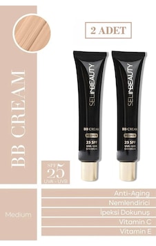 Selin Beauty BB Cream SPF25 Medium 2 x 40 ML Selin Beauty BB Cream SPF25 Medium 2 x 40 ML