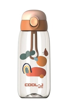 Gıpta Cool-J Medium Turuncu Pipetli Tritan Su Matarası 600 Ml K7552 Gıpta Cool-J Medium Turuncu Pipetli Tritan Su Matarası 600 Ml K7552