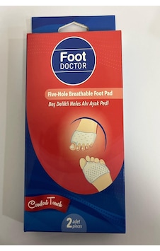 Foot Doctor Beş Delikli Nefes Alır Ayak Pedi 2'li Foot Doctor Beş Delikli Nefes Alır Ayak Pedi 2'li