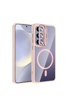 Galaxy Uyumlu S24 Plus Kılıf Standlı Ve Kamera Lens  M-safe Şarj Özellikli Zore Etro Kapak Çok Renkli