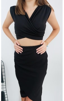 Mois Atelier Siyah Etek Tasarım Hediye Büyük Beden Siyah Mois Atelier Siyah Etek Tasarım Hediye Büyük Beden Siyah