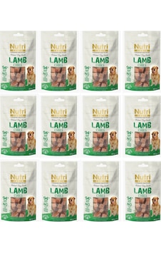 Nutri Canin Kuzu Etli Küp Tahılsız Köpek Ödülü 80 G X 12 Adet Nutri Canin Kuzu Etli Küp Tahılsız Köpek Ödülü 80 G X 12 Adet