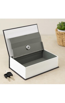 Kilitli Kitap Modeli Kumbara - Küçük 114x80x45 Mm