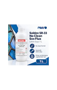 Soldex Sr-33 No Clean Sıvı Flux Lehim Suyu 1 L Soldex Sr-33 No Clean Sıvı Flux Lehim Suyu 1 L