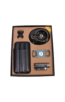 Cohiba 4 Torch Pürmüz Çakmak Kılıf Küllük Kesici Sehpa Karbon Desenli Siyah Beşli Puro Seti Tr10023 Cohiba 4 Torch Pürmüz Çakmak Kılıf Küllük Kesici Sehpa Karbon Desenli Siyah Beşli Puro Seti Tr10023