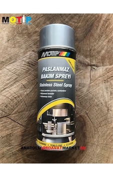 Motip Paslanmaz Krom Çelik Bakım Spreyi 400 ML Motip Paslanmaz Krom Çelik Bakım Spreyi 400 ML