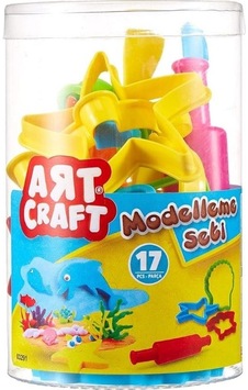 Dede Silindir Modelleme Seti Çok  Renkli