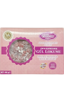 Yıldırım Şekerleme Çifte Kavrulmuş Gül Lokumu 450 G Yıldırım Şekerleme Çifte Kavrulmuş Gül Lokumu 450 G