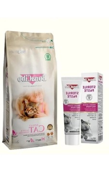 Kısırlaştırılmış Kedi Bakım Seti, 2 Kg Mama Ve 100g Vitamin Kısırlaştırılmış Kedi Bakım Seti, 2 Kg Mama Ve 100g Vitamin