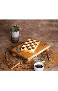 Ustwood Risus Top Ayaklı 17x30 Cm Ahşap Dikdörtgen Pasta Sunum Ustwood Risus Top Ayaklı 17x30 Cm Ahşap Dikdörtgen Pasta Sunum