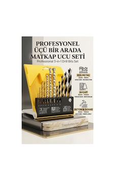 Matkap Ucu Seti- Beton Metal Ahşap Matkap Ucu Drill Bits Set 16 Lı Set 721728 Str-mn346 Matkap Ucu Seti- Beton Metal Ahşap Matkap Ucu Drill Bits Set 16 Lı Set 721728 Str-mn346