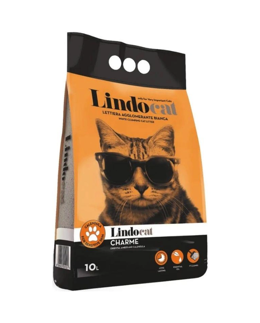 Lindocat Charme Amber Kokulu Kalın Taneli Topaklanan Bentonit Kedi Kumu 10 Lt Lindocat Charme Amber Kokulu Kalın Taneli Topaklanan Bentonit Kedi Kumu 10 Lt