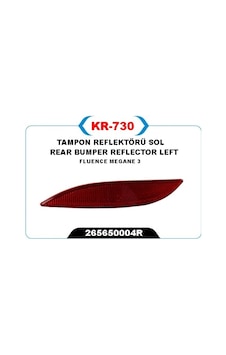 Tampon Reflektörü Sol Glblseme - 49 Fluence-megane 3 Tampon Reflektörü Sol Glblseme - 49 Fluence-megane 3