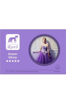 Rovi Dream Parlak Fotoğraf Kağıdı 240Gsm 50Yp A5 Rovi Dream Parlak Fotoğraf Kağıdı 240Gsm 50Yp A5