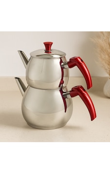 Büyük Aile Çelik Çaydanlık Seti Üst 1.2l / Alt 2l Çok Renkli Büyük Aile Çelik Çaydanlık Seti Üst 1.2l / Alt 2l Çok Renkli