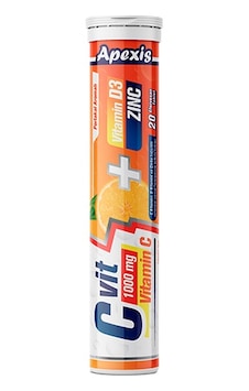 C Vit 1000 Mg D3 Zinc 20 Efervesan Tablet