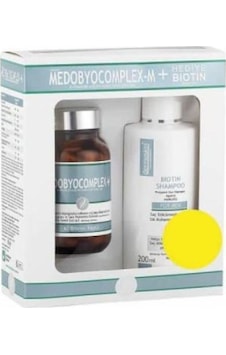 Dermoskin Medobiocomplex-E 60 Erkek Kapsül + Biotin Şampuan 200 ML