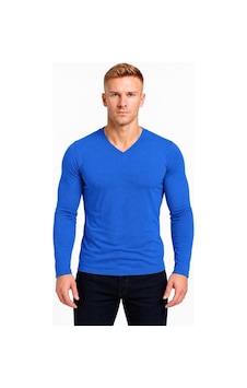 Axxel Erkek Pamuklu Likralı Süprem Uzun Kollu T-shirt-d236 Mavi Axxel Erkek Pamuklu Likralı Süprem Uzun Kollu T-shirt-d236 Mavi