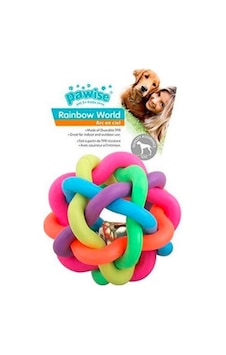 Pawise 14669 Rainbow World Örgü Köpek Oyun Topu 10.5 CM Pawise 14669 Rainbow World Örgü Köpek Oyun Topu 10.5 CM