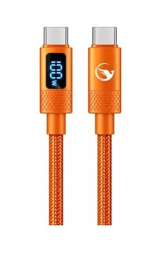 Sprange Sr-15 100w 5a Type-c Data Ve Şarj Kablosu Turuncu Sprange Sr-15 100w 5a Type-c Data Ve Şarj Kablosu Turuncu