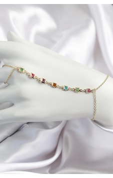 Pirinç Renkli Kare Zirkon Taşlı Y Model Gold Renk Kadın Şahmeran 5886 Çok Renkli Pirinç Renkli Kare Zirkon Taşlı Y Model Gold Renk Kadın Şahmeran 5886 Çok Renkli