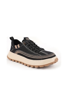 Guja Kadın Sneaker Kalın Taban Tırtıklı Tabanlı Fileli Rahat Yürüyüş Günlük Spor Ayakkabı L011.342 Siyah Guja Kadın Sneaker Kalın Taban Tırtıklı Tabanlı Fileli Rahat Yürüyüş Günlük Spor Ayakkabı L011.342 Siyah