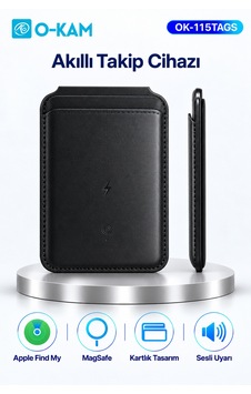 O-kam Ok-115tags Magsafe Akıllı Takip Özellikli Kartlık O-kam Ok-115tags Magsafe Akıllı Takip Özellikli Kartlık