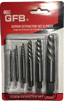 Ters Klavuz Takımı 6 Parça 3-25mm Gfb 3951 Ters Klavuz Takımı 6 Parça 3-25mm Gfb 3951