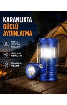 Güneş Enerjisiyle Çalışan Kamp Feneri Hafif Portatif Uzun Ömürlü Altın Güneş Enerjisiyle Çalışan Kamp Feneri Hafif Portatif Uzun Ömürlü Altın