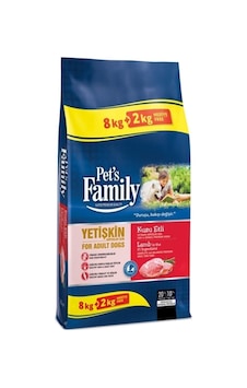 Pet's Family Kuzu Etli Yetişkin Köpek Maması 10 KG Pet's Family Kuzu Etli Yetişkin Köpek Maması 10 KG