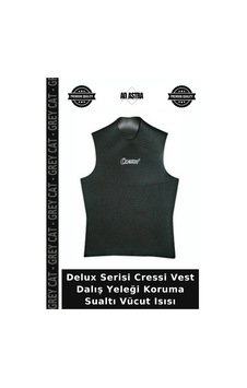 Delux Serisi Cressi Vest Dalış Yeleği Koruma Sualtı Vücut Isısı Çok Renkli